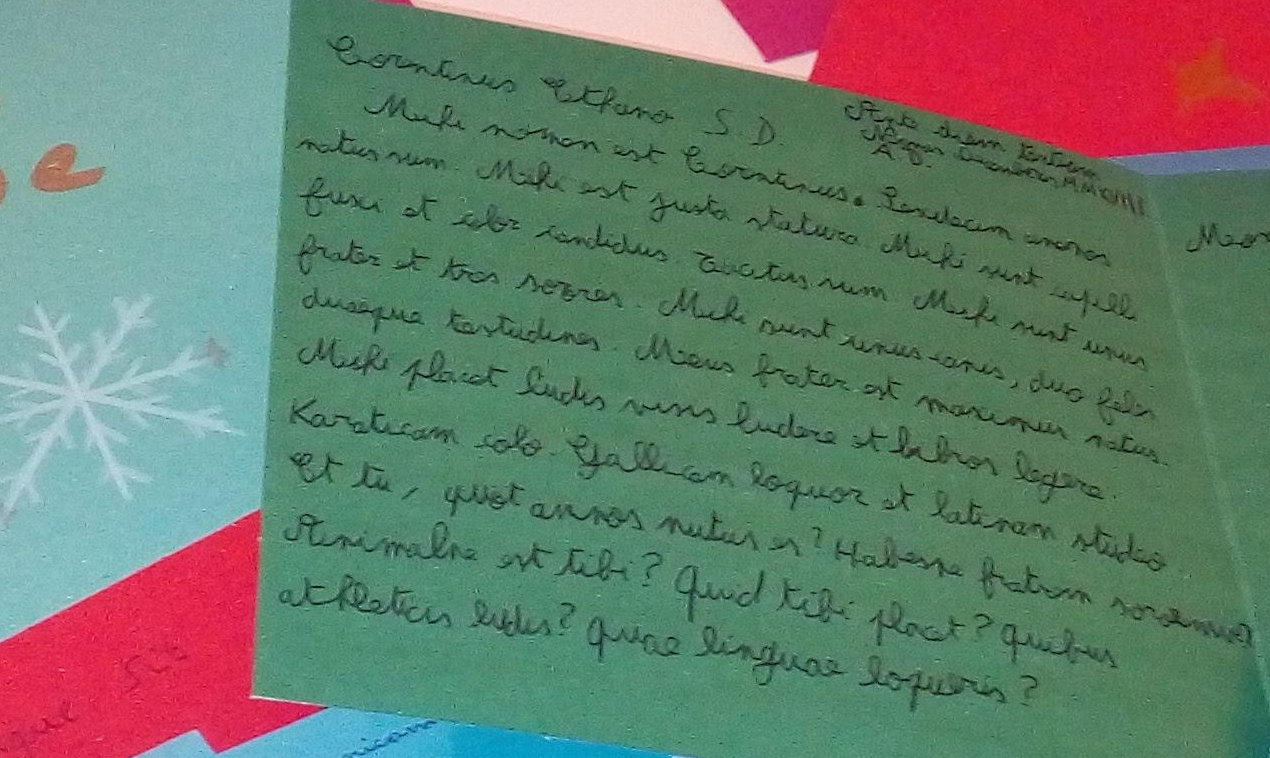Des cartes postales en latin ! Des cartes postales en latin !