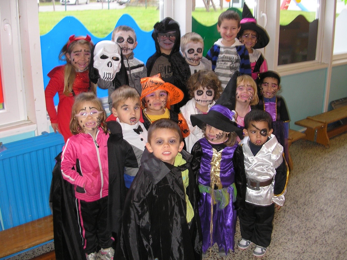 Petite fête d'Halloween en maternelle